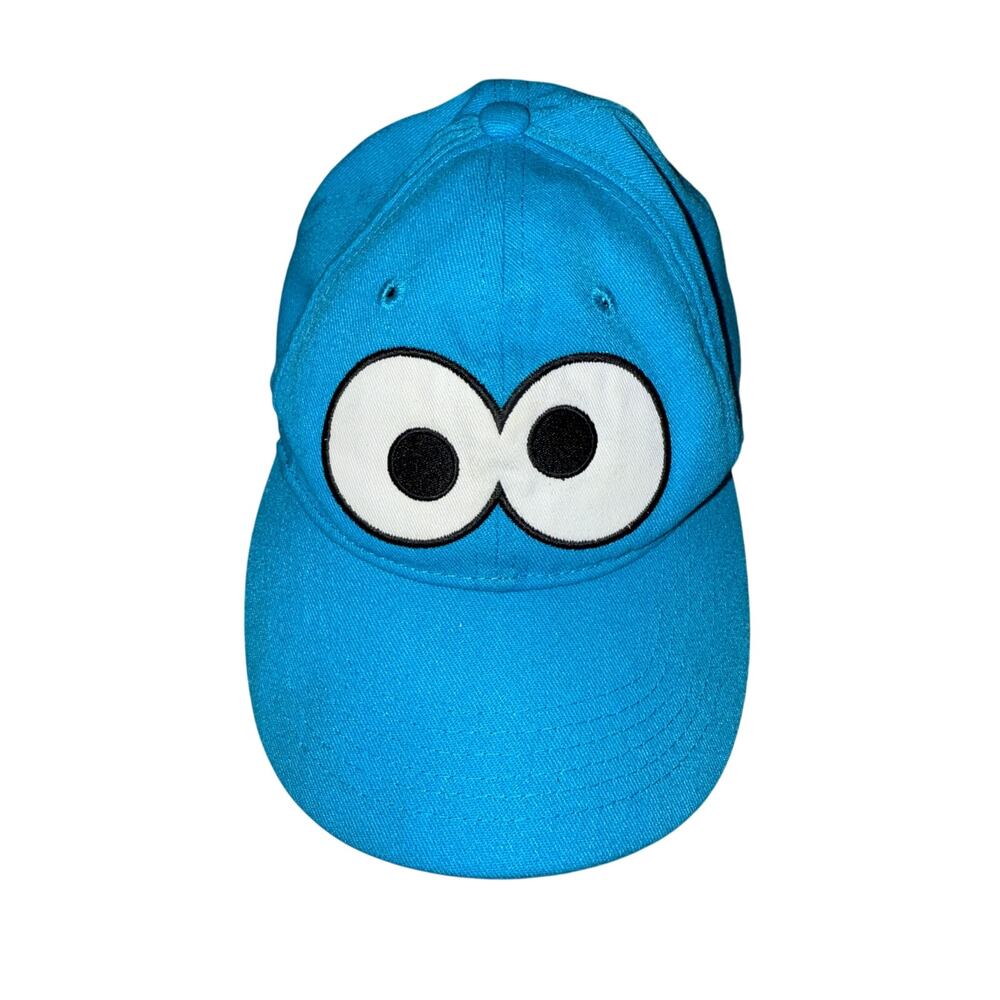 Cookie Monster Hat Coppertone Sesame Street UV Headwear Kids Cap Blue Adjustable